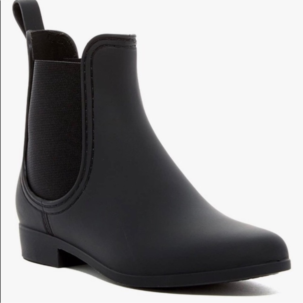 NWOB! Jeffrey Campbell Forecast Chelsea Matte Rubber Ankle Rain Boots